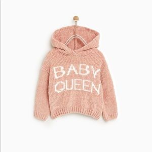 ISO ZARA BABY QUEEN SWEATER size 12-18, 18-24, 2-3